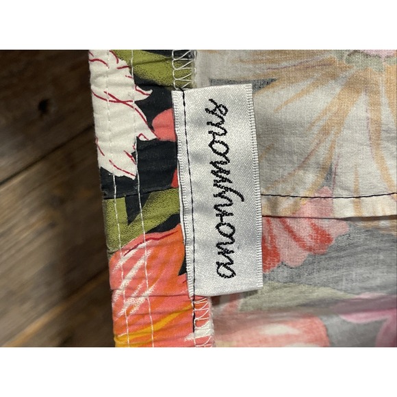 Anonymous Women's Multicolor Floral Fitted Dress Size 7 Zip On Sleeveless - Picture 5 of 6